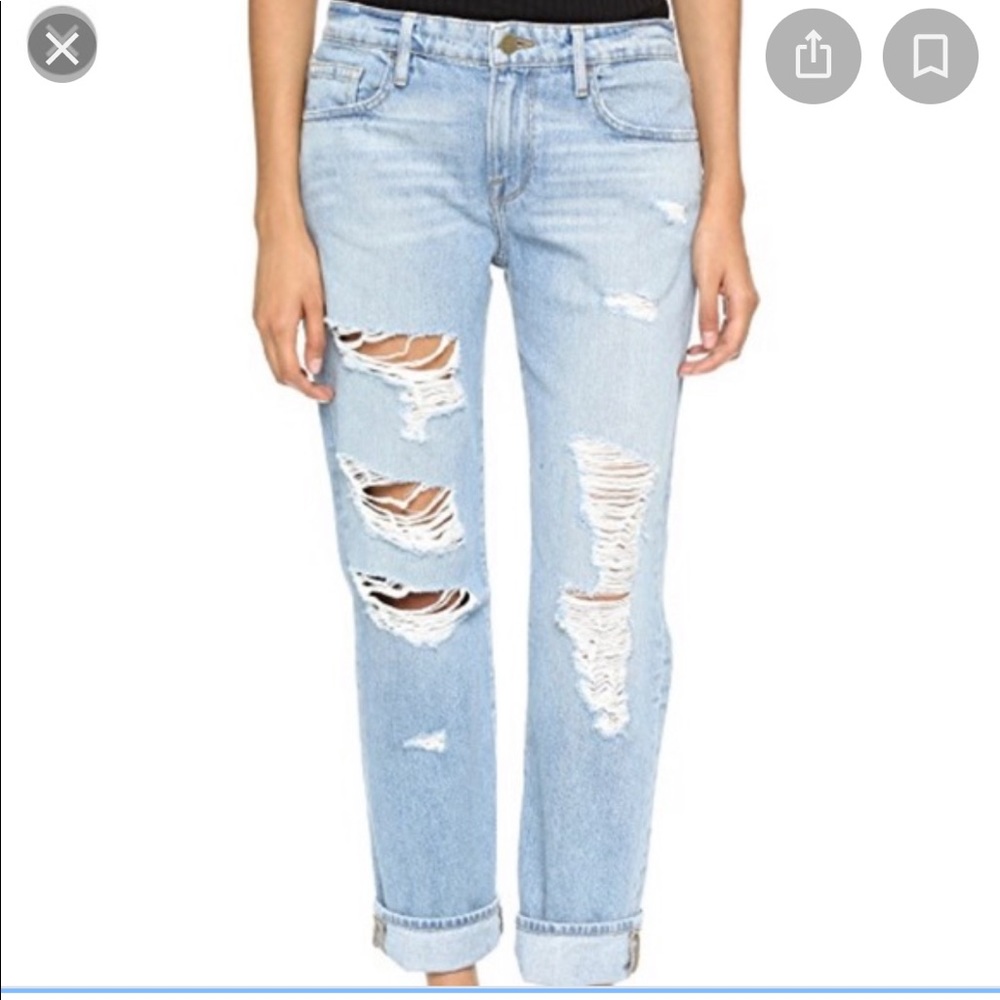 Frame Denim Straight Legs- Le Grand Garçon